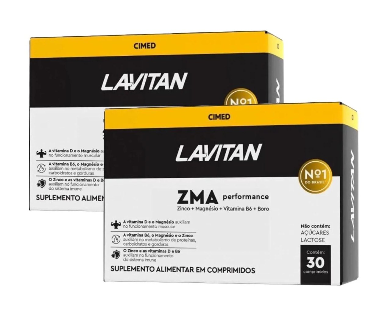 Suplemento Lavitan Zma Performance com 30 cápsulas - Kit 2 - Cimed