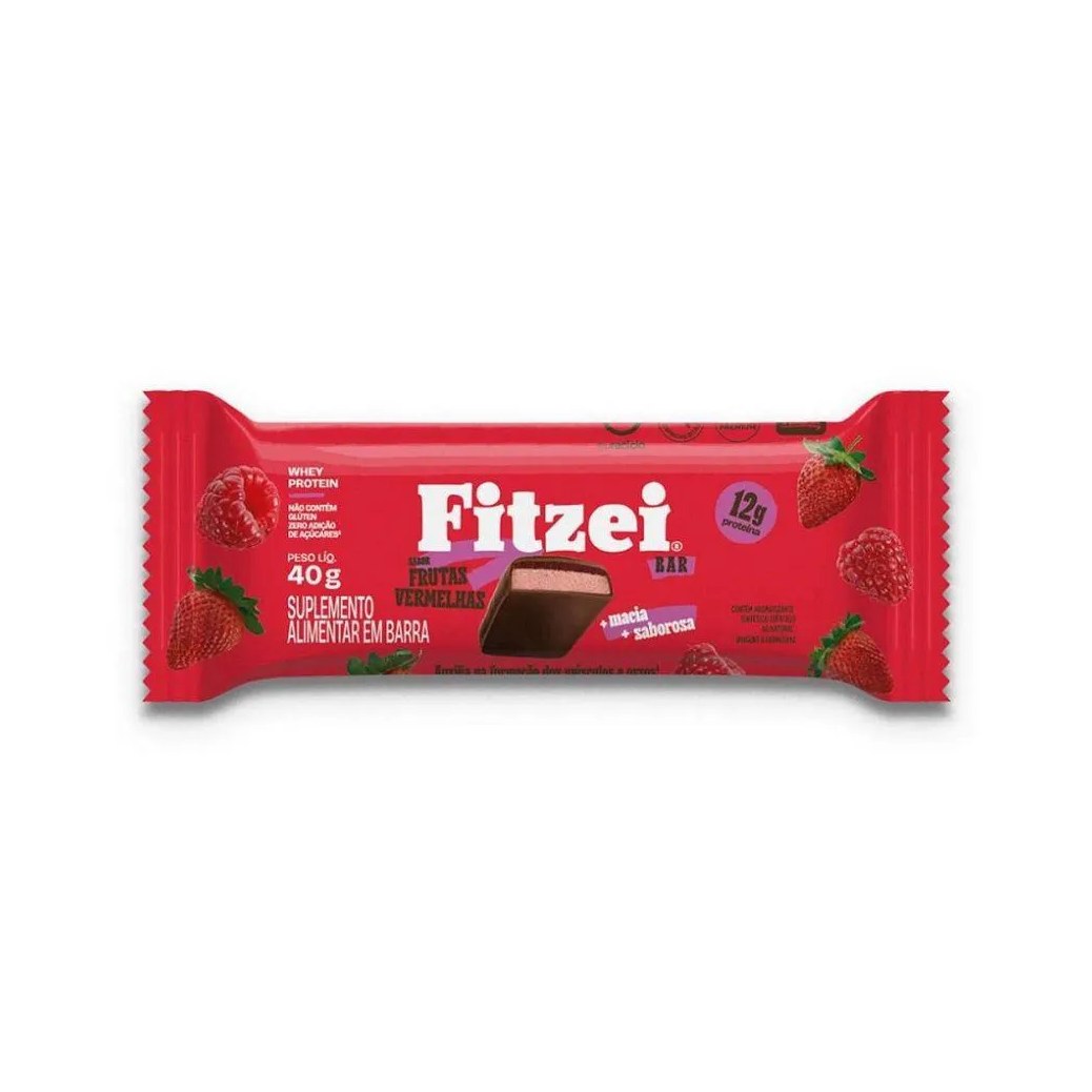 Fitzei Bar (40G) - Sabor: Frutas Vermelhas