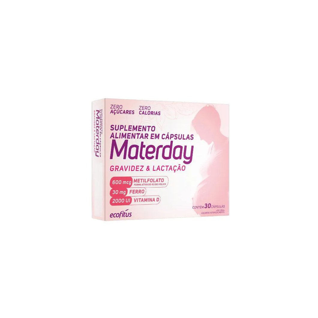 SUPLEMENTO MATERDAY COM 30 COMPRIMIDOS - ECOFITUS