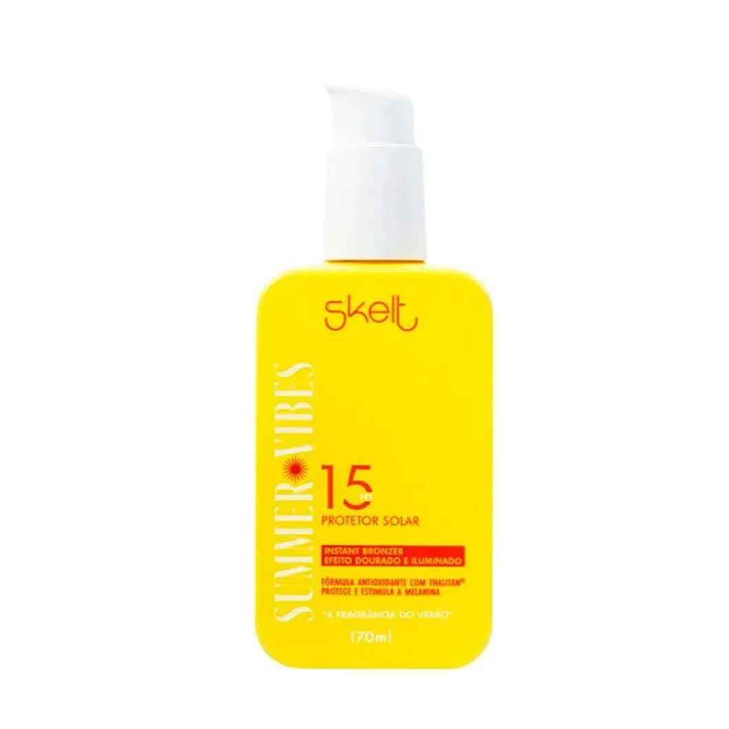 Skelt com Instant Bronzer Fps 15 - Protetor Solar 170Ml
