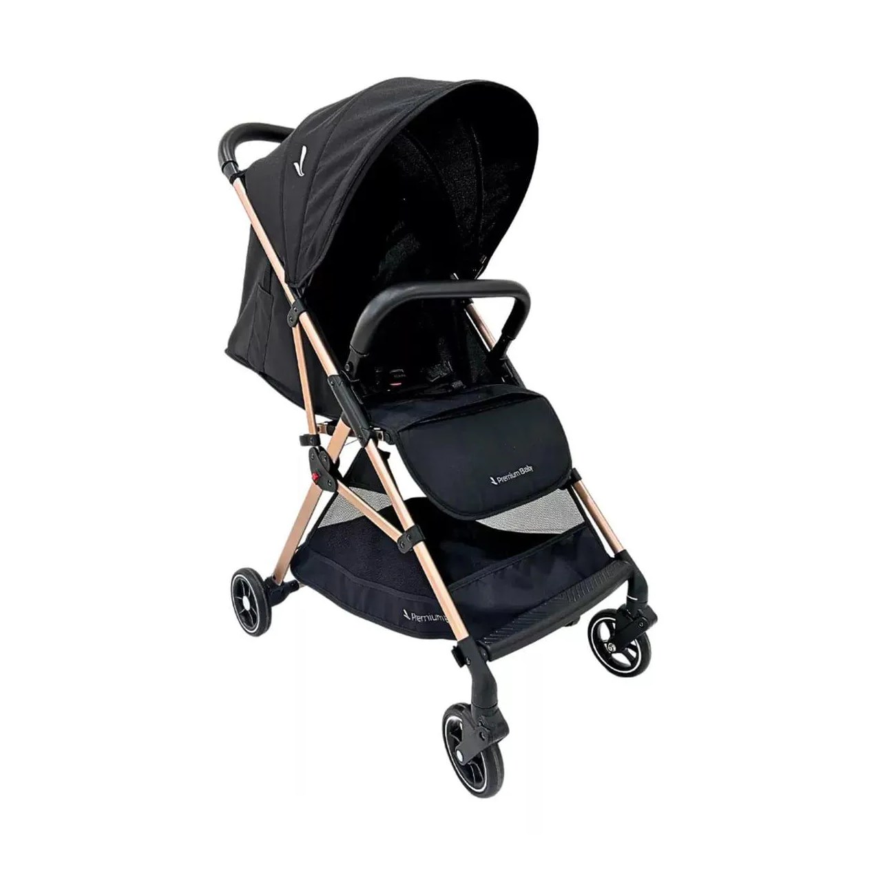 Carrinho de Bebê Passeio Compacto Zurich Pt/Gd Premium Baby