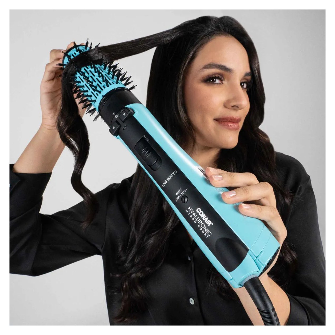 Escova Secadora Rotativa Rotating Hyaluronic Conair Nd Bivolt