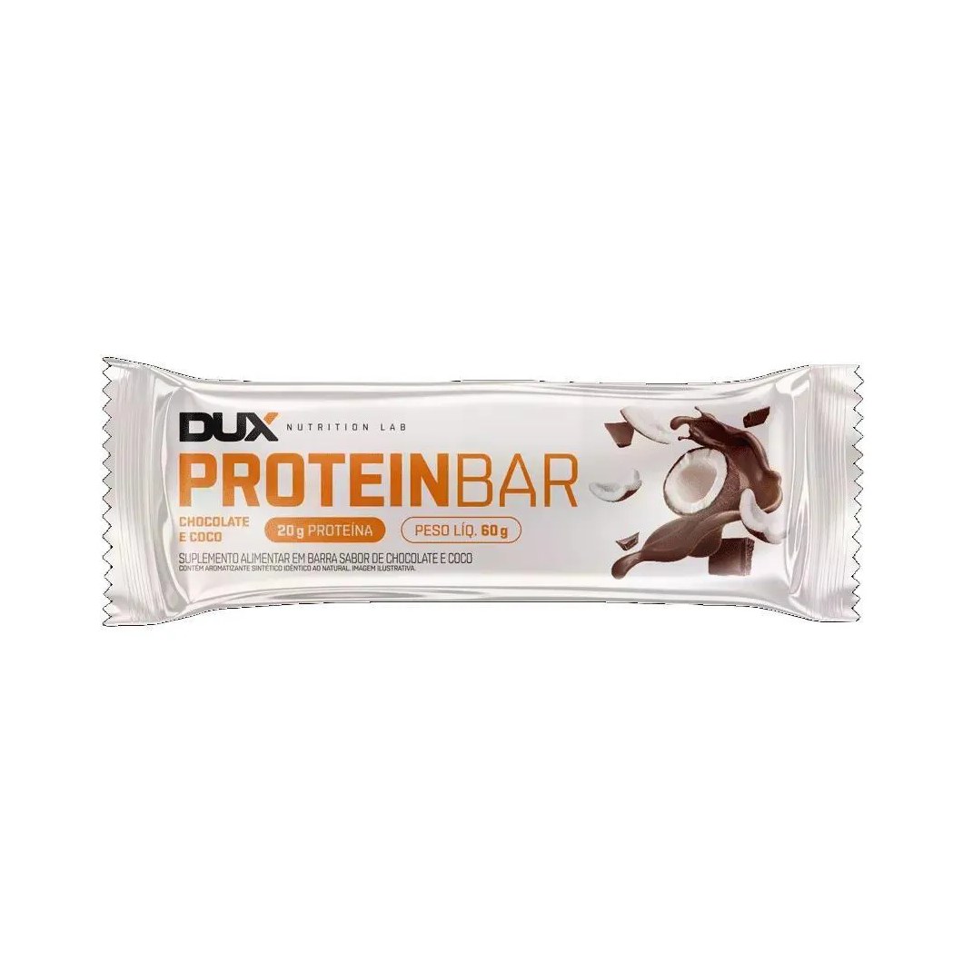 Barra de Proteína Dux Chocolate e Coco 60g