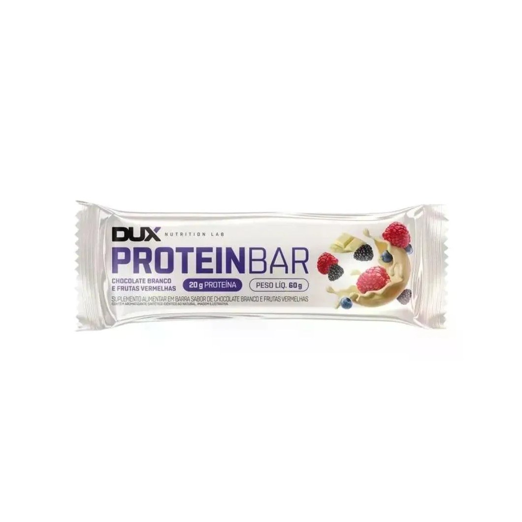 Barra de Proteína Dux Chocolate Branco C Frutas 60g