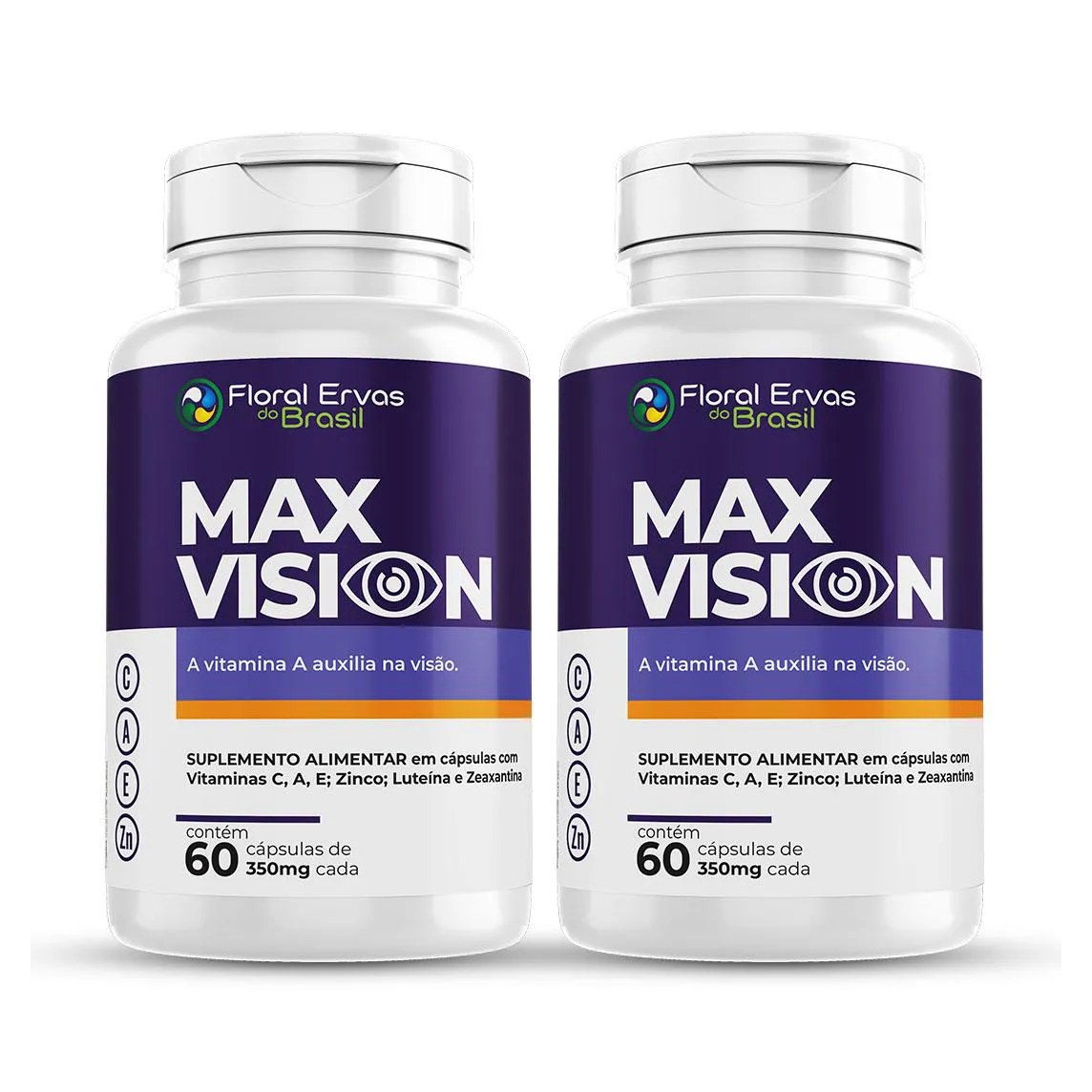 MAX VISION 2X 60 CáPS. LUTEíNA ZEAXANTINA VITAMINA A C E ZN