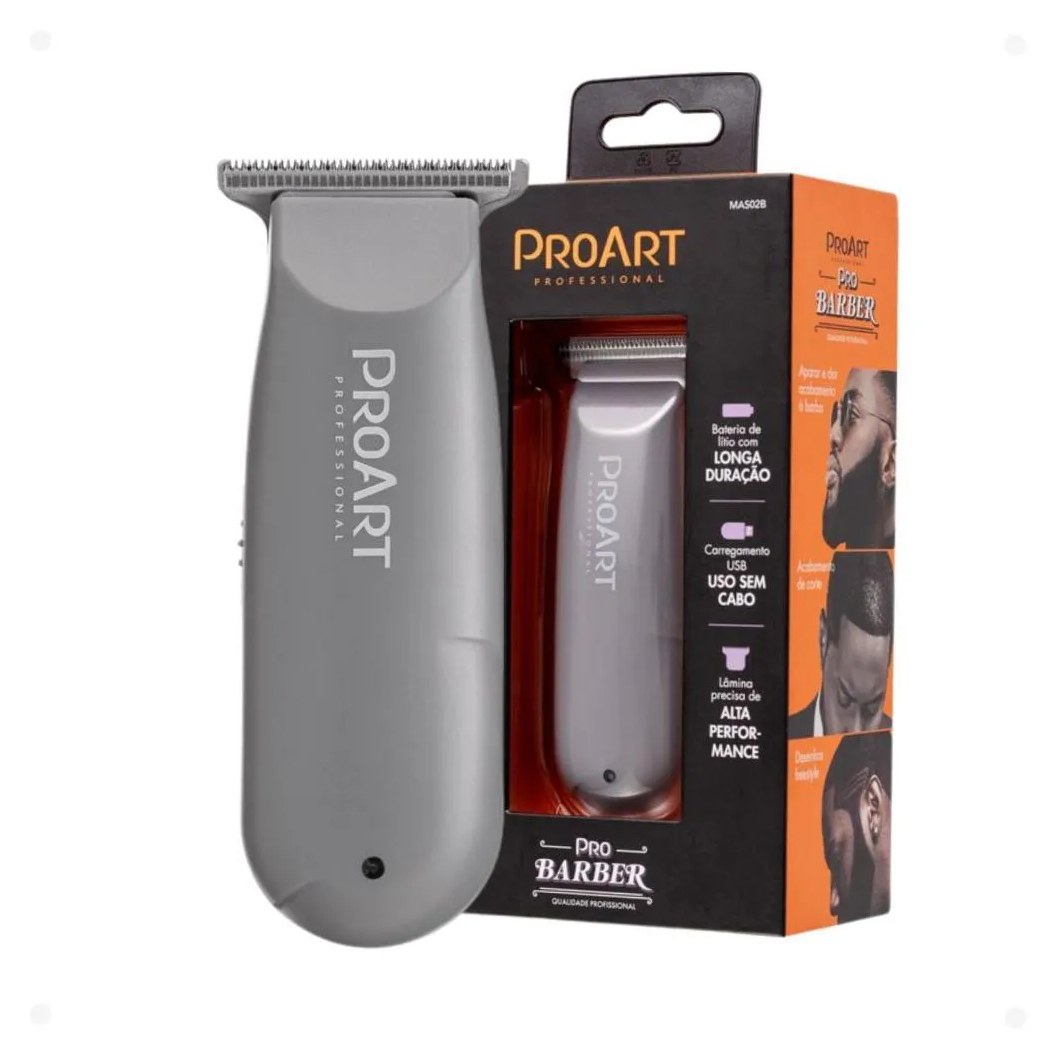 Máquina de Acabamento Proart Probarber Cinza Mas02b