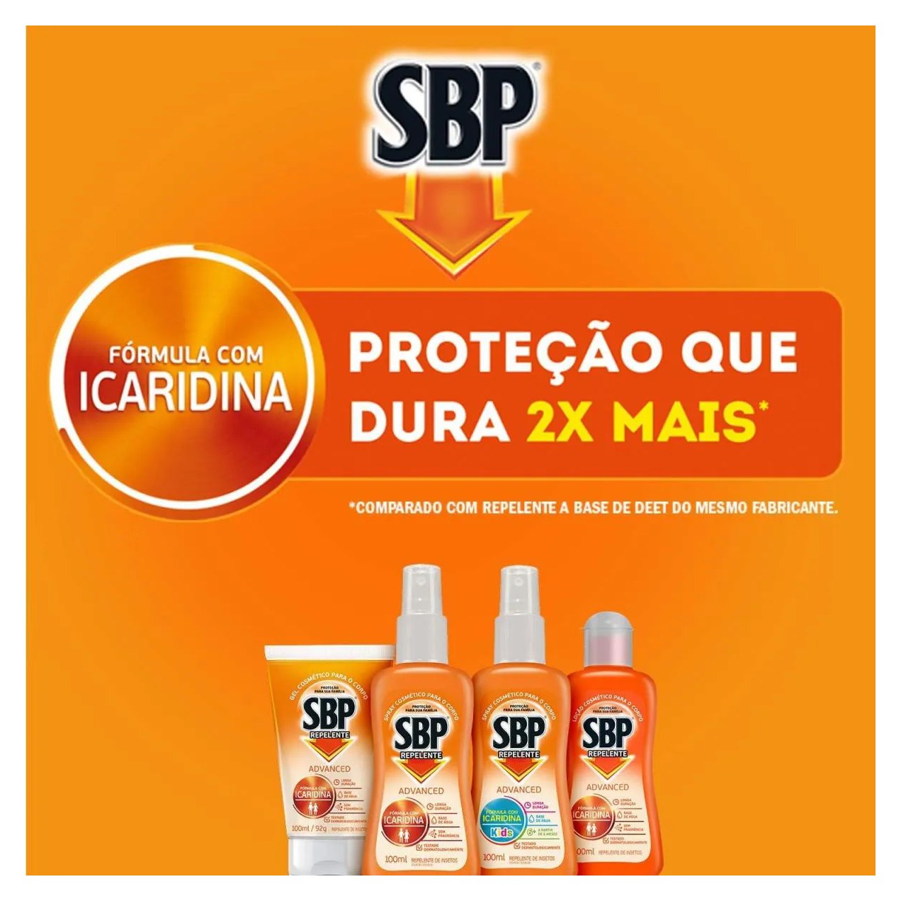 Repelente Sbp Advanced Loção Com Icaridina - 175Ml
