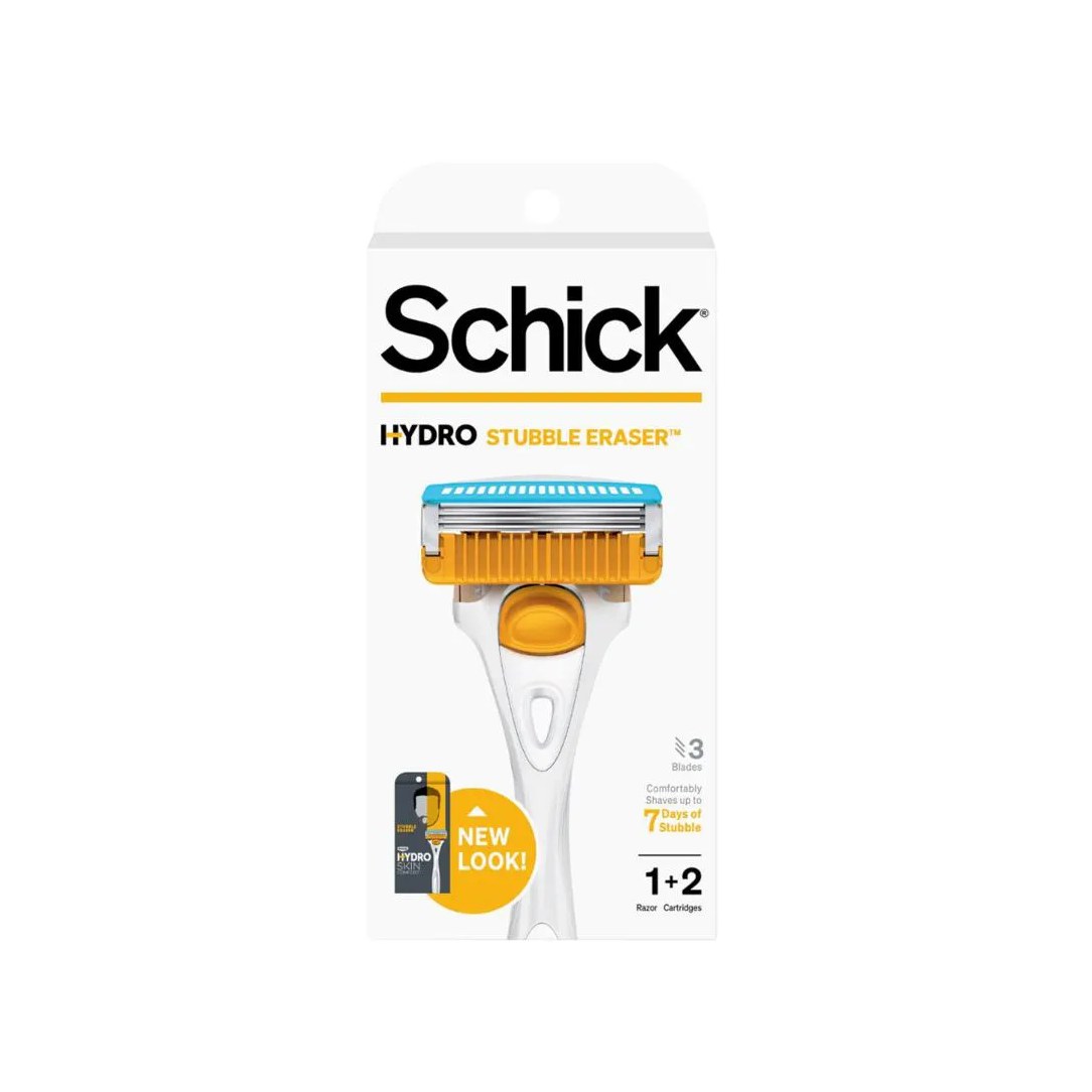 Barbeador Schick Hydro Stubble Eraser 3 Lâminas C/ Refis