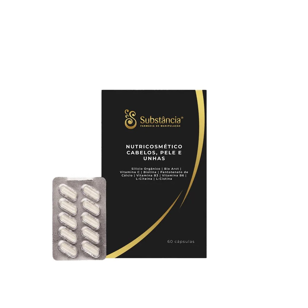 Nutricosmético Cabelos Pele e Unhas 60 Cápsulas