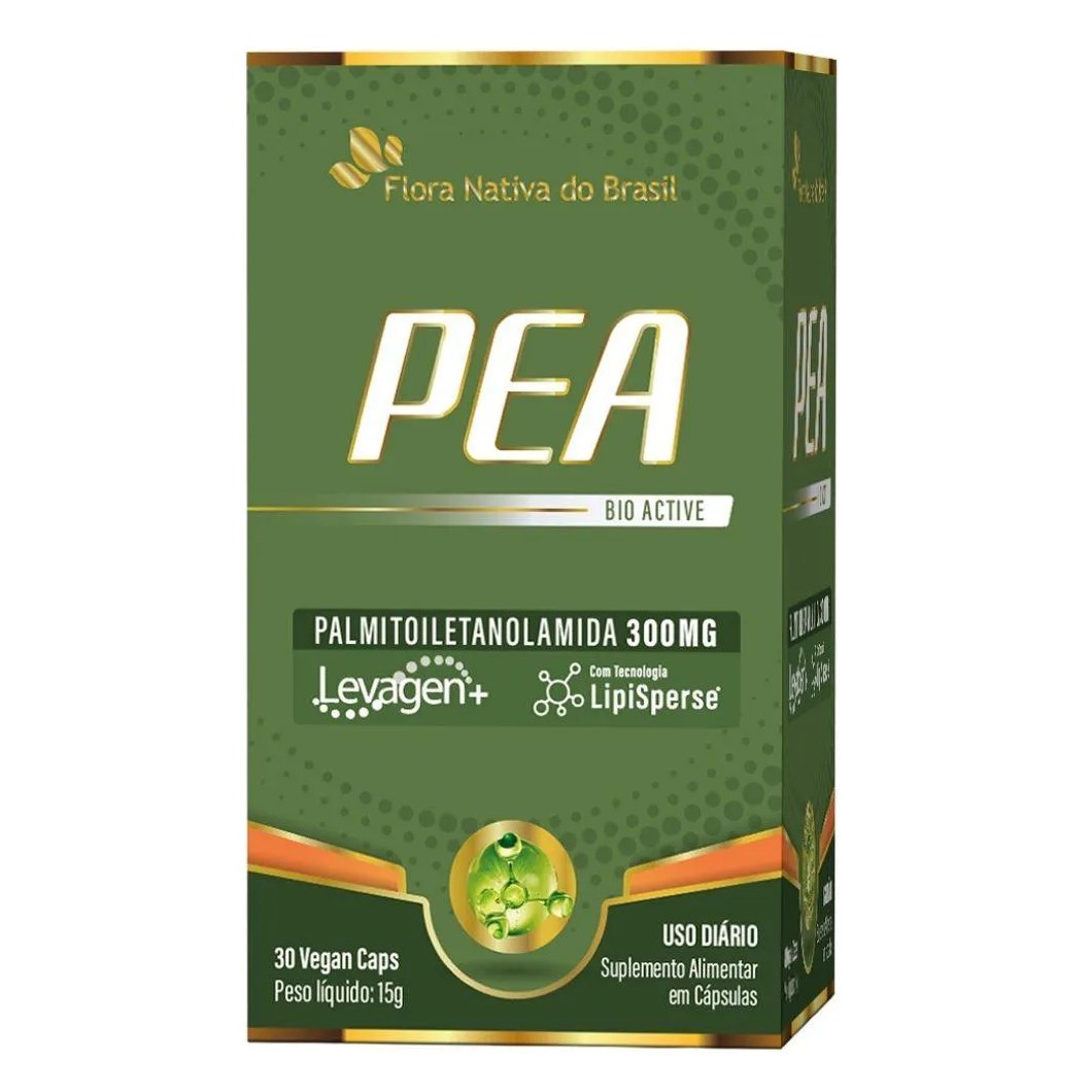 Pea - Palmitoiletanolamida (levagen®) 300mg 30 cápsulas - Flora Nativa