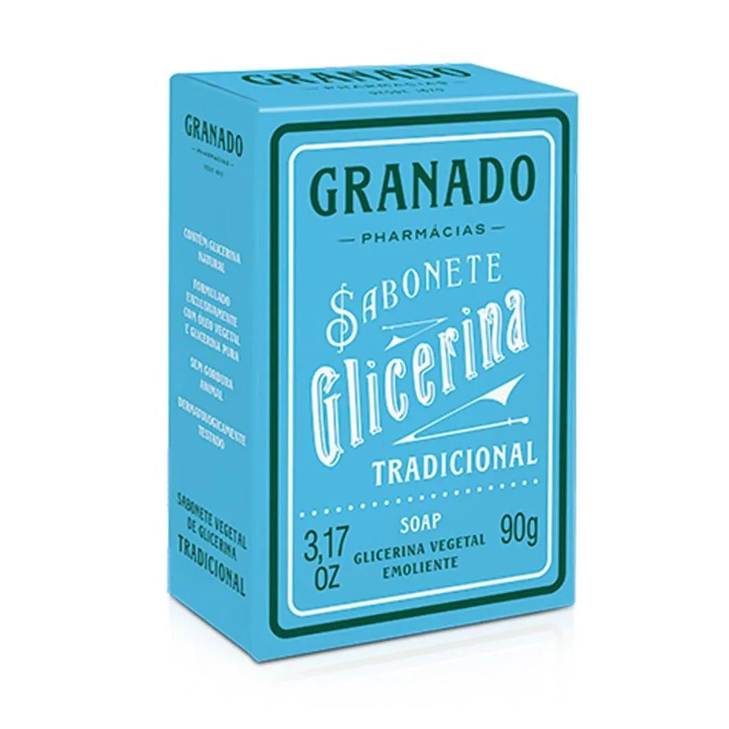 Sabonete Granado Glicerina 90g Embalagem com 12 unidades