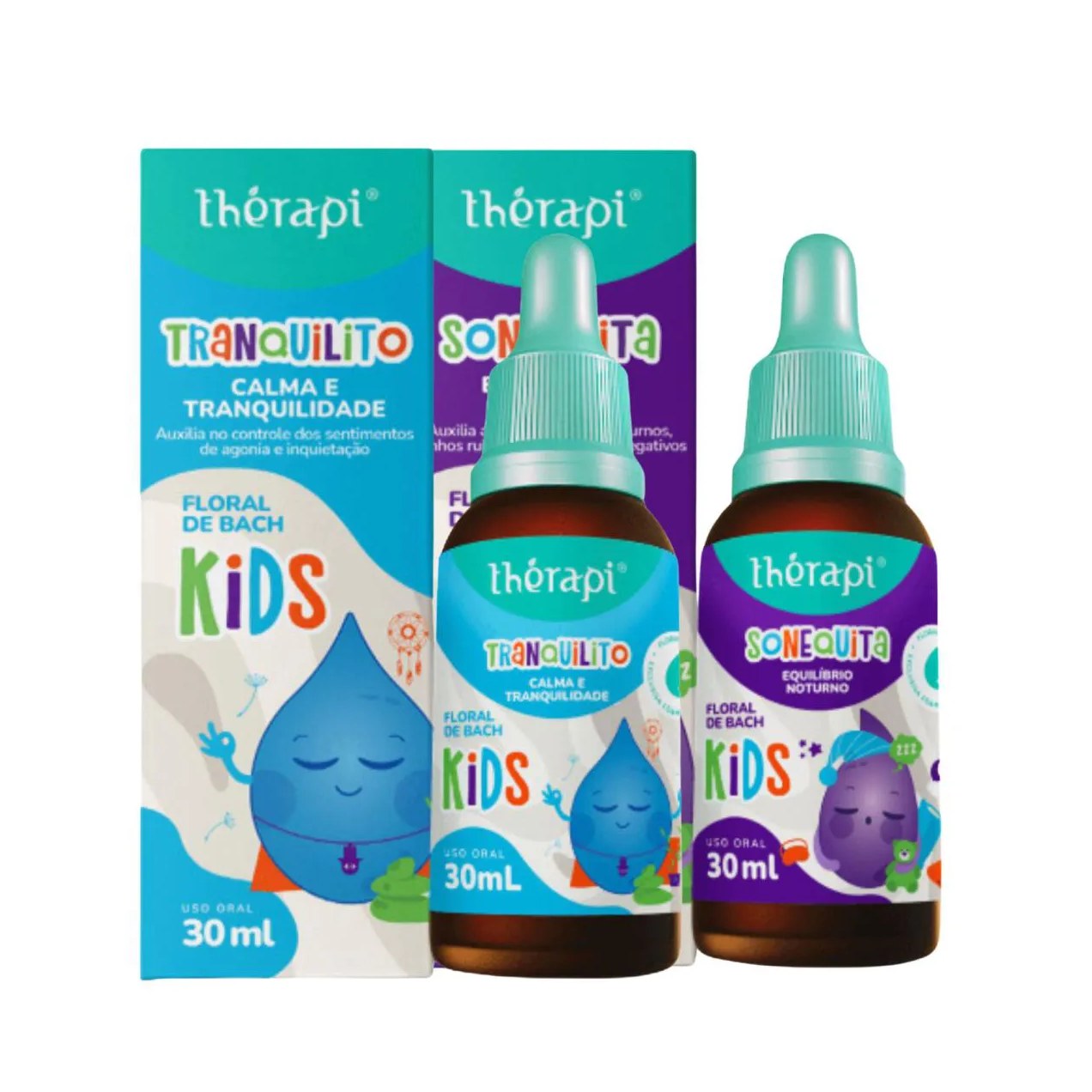 Kit Sonequita E Tranquito Floral Kids - Thérapi