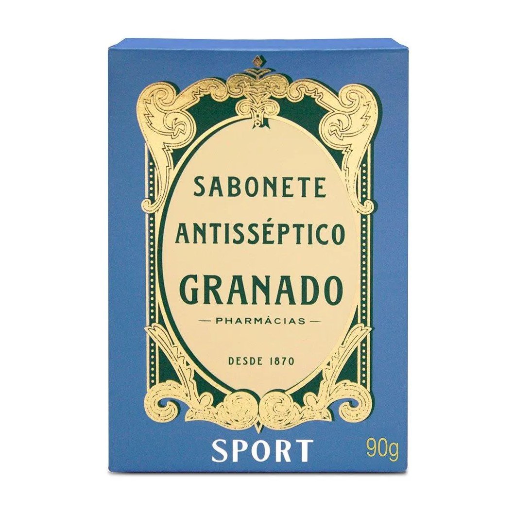 Sabonete Granado Antisséptico Sport 90g Embalagem com 12 unidades