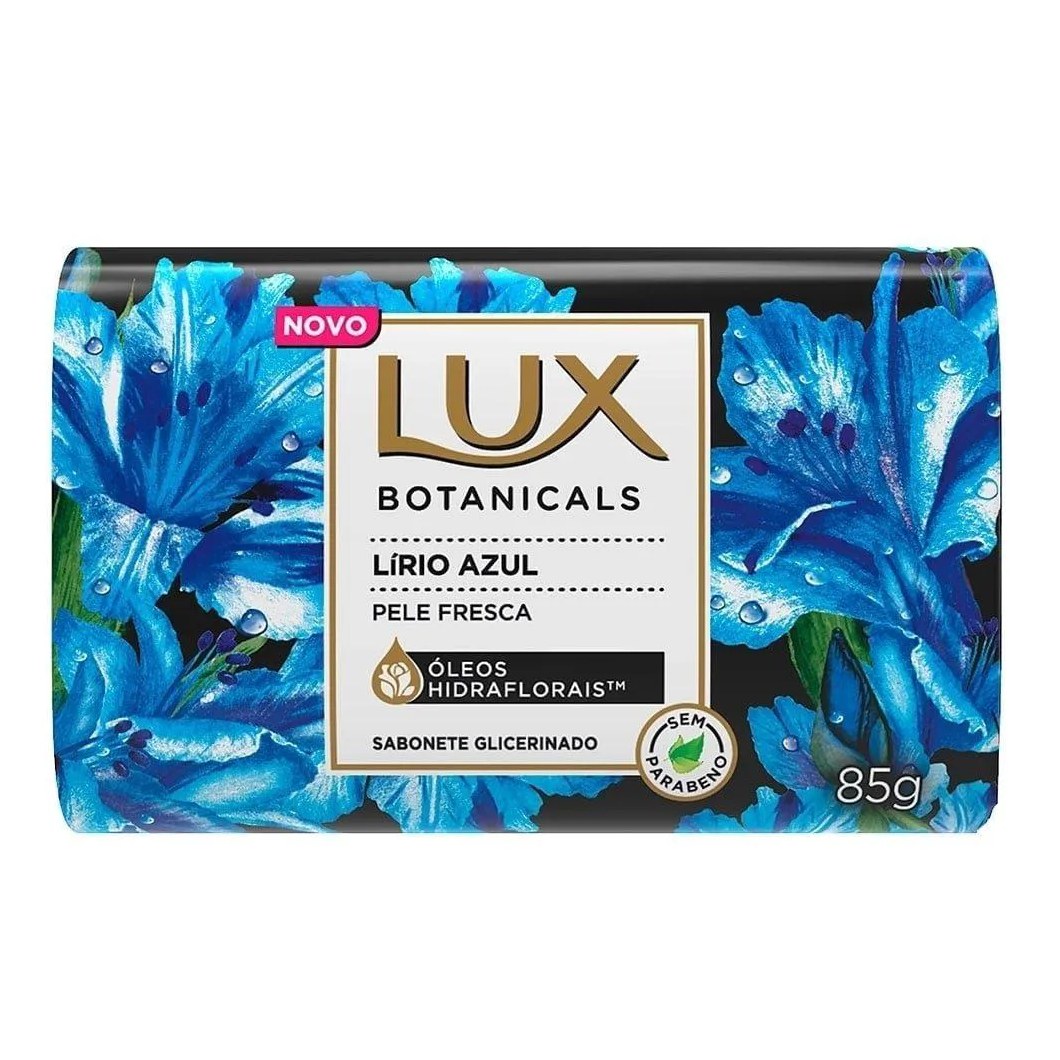 Sabonete Lux Botanicals Lírio Azul 85g Embalagem com 12 unidades