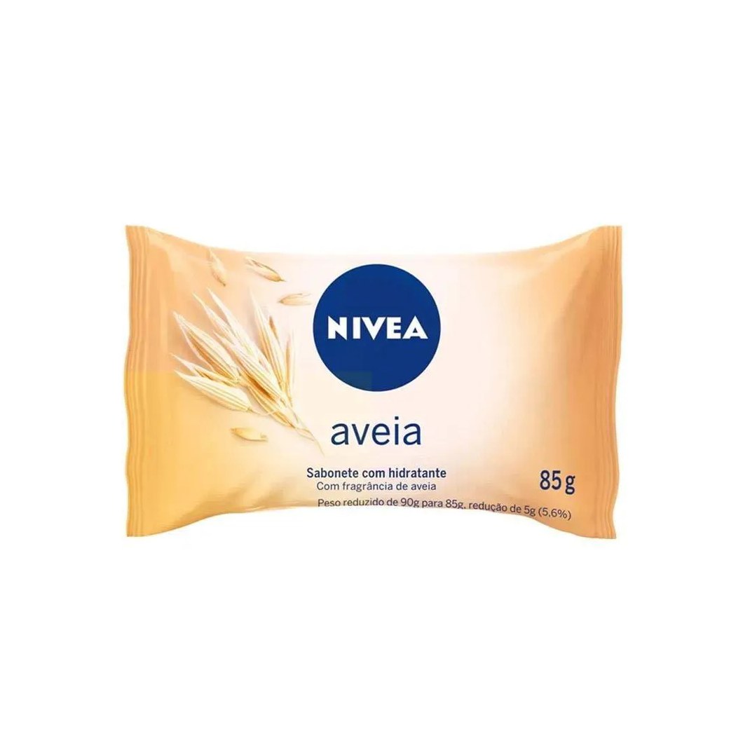 Sabonete Nivea Hidratante Aveia 85g Embalagem com 12 unidades