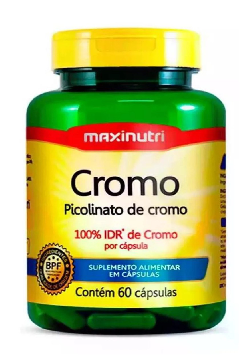 Picolinato de Cromo 60 Cápsulas Maxinutri