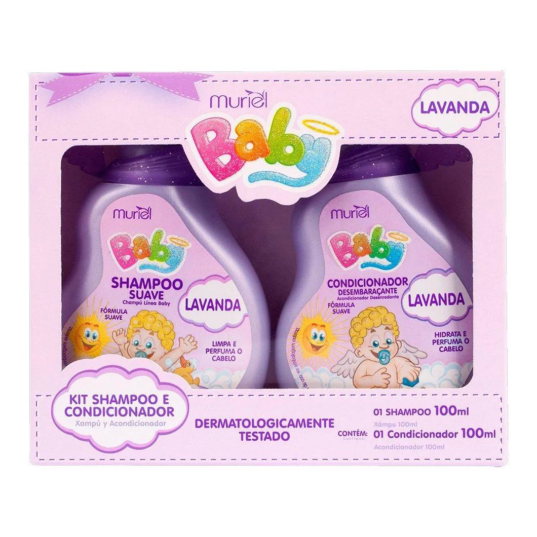 Shampoo + Condicionador Muriel Baby Lavanda 100ml
