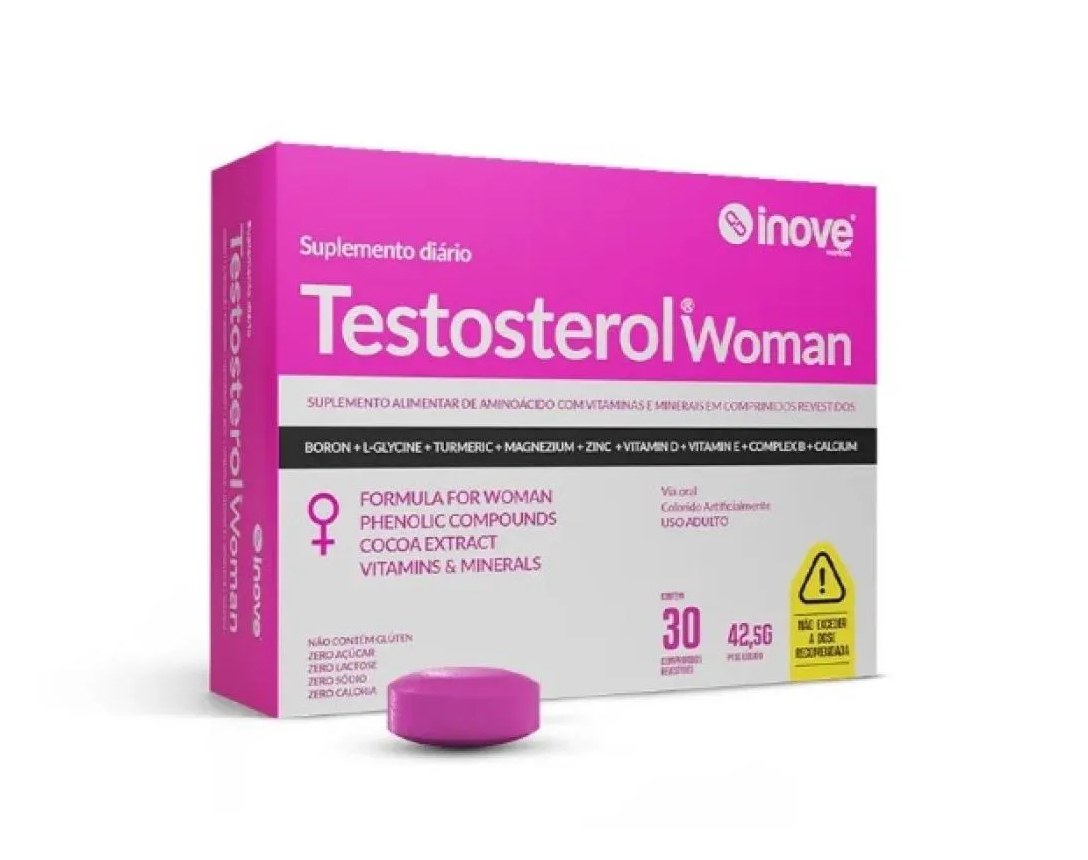 Testosterol Woman (30 Cápsulas) - Inove Nutrition