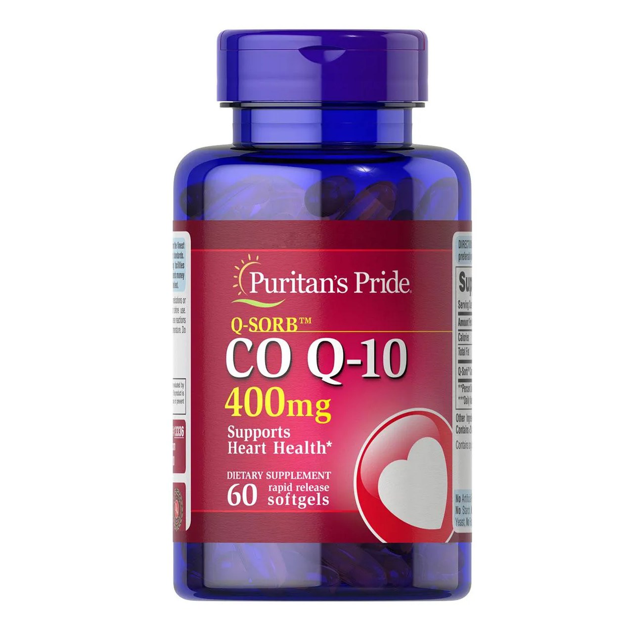 Coenzima Q10 400mg 60 Softgels - Puritans Pride