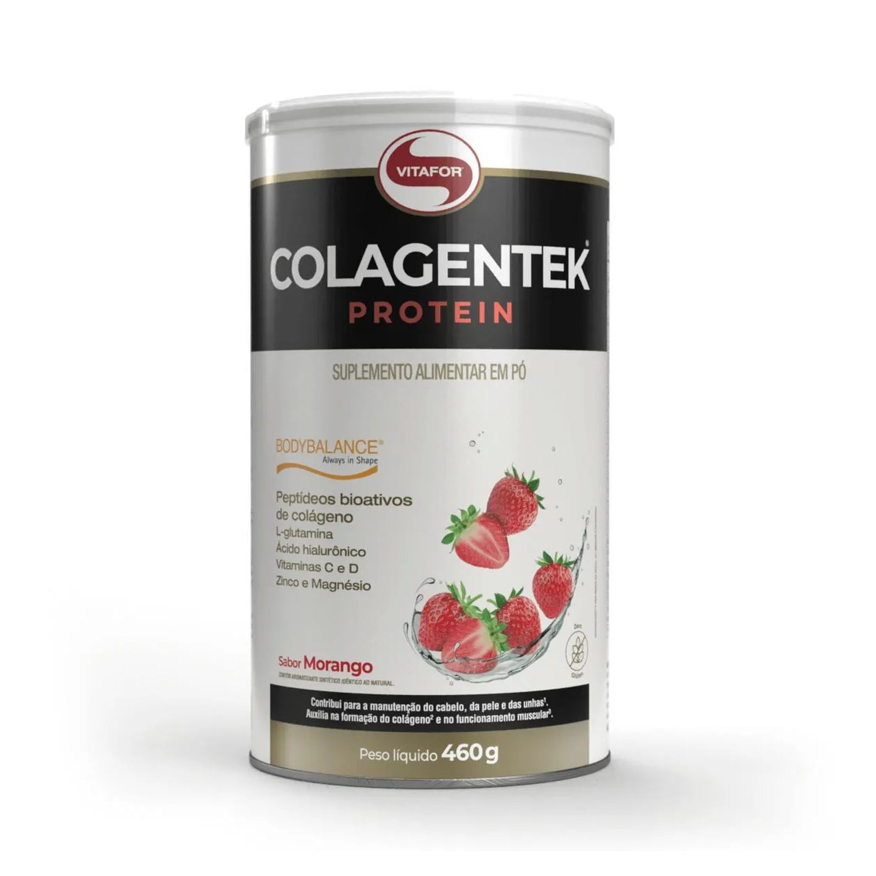 Vitafor Colagentek Protein Bodybalance Morango 460g