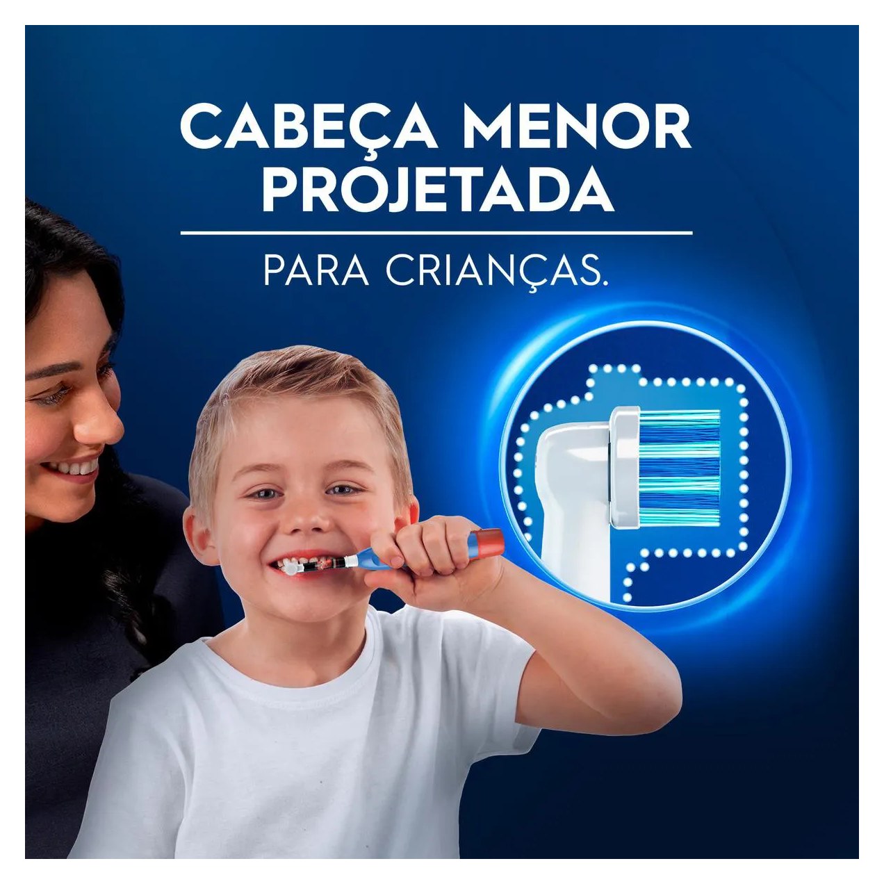 Refil Escova de Dente Elétrica Infantil Oral-B Disney Pixar Carros 2 Unidades