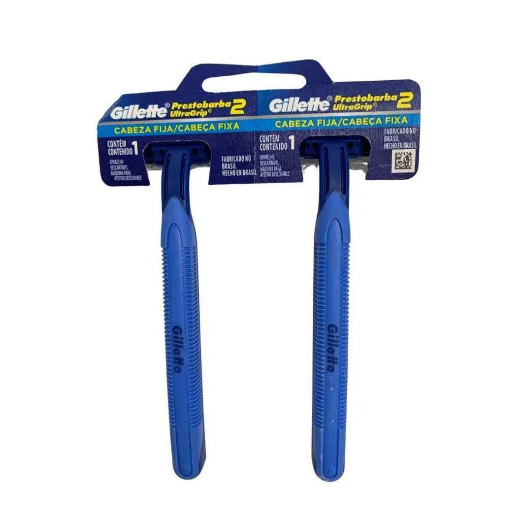 Aparelho de Barbear Prestobarba Ultragrip Cabeça Fixa C/2