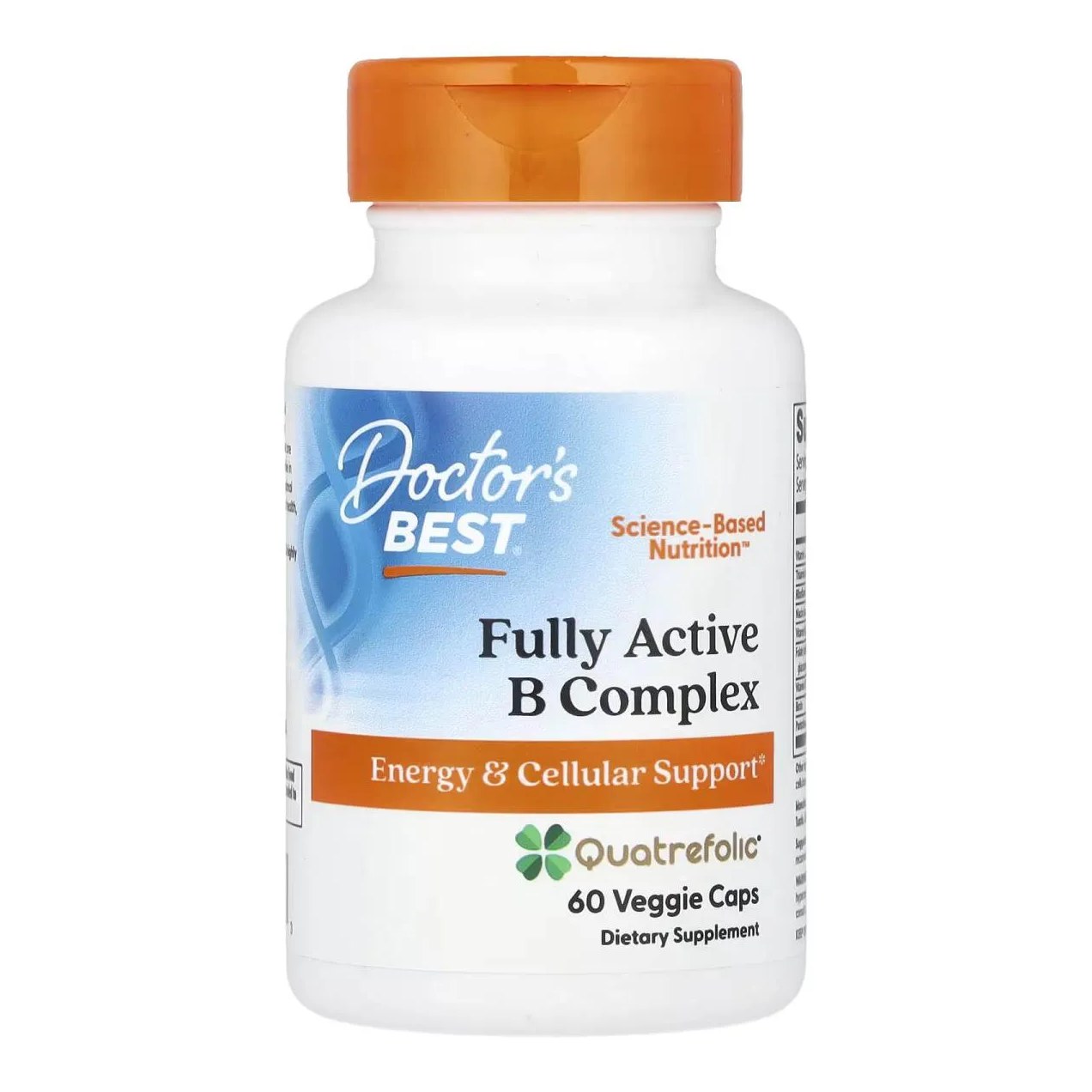 Complexo B Totalmente Ativo com Quatrefolic 60 Capsulas - Doctor's Best