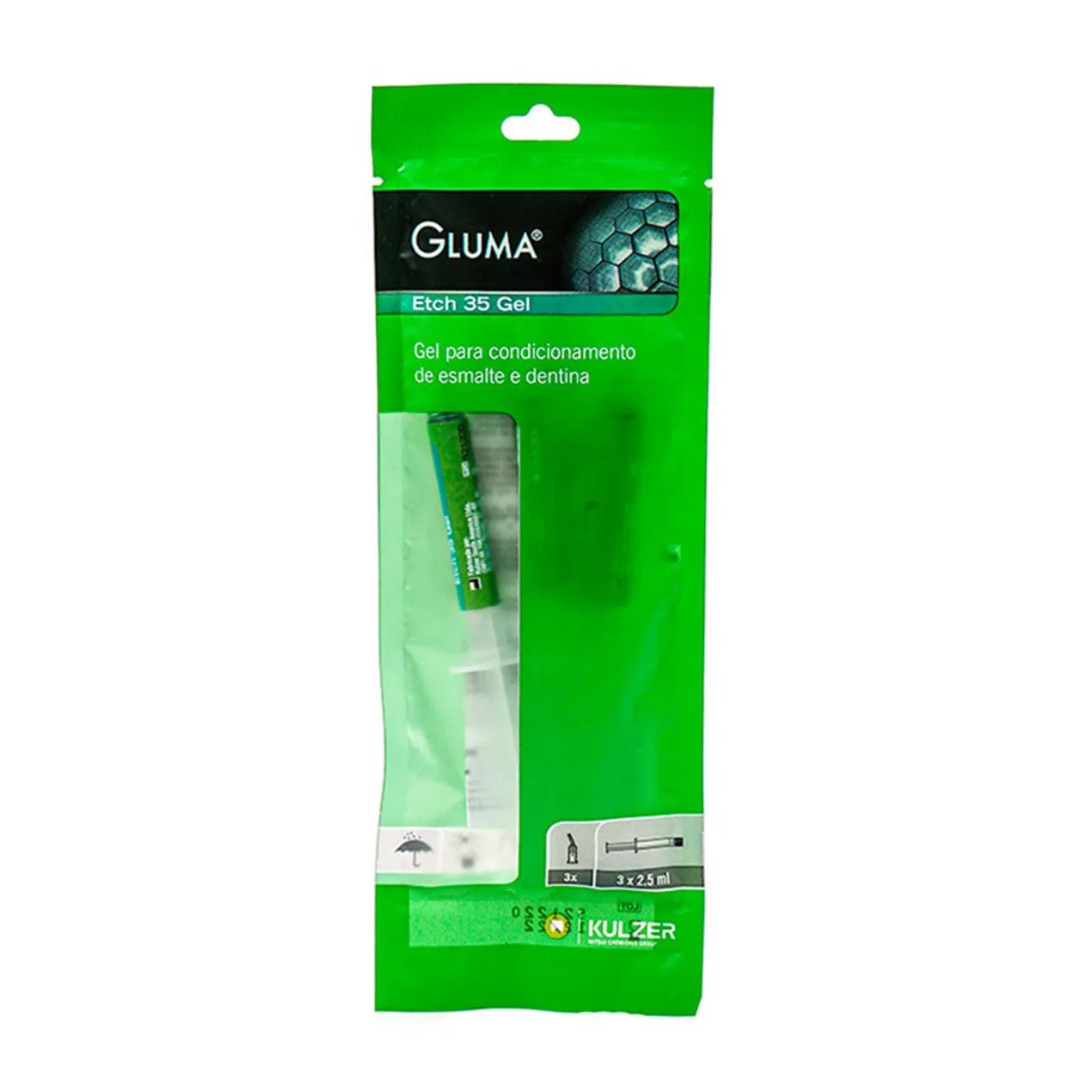 Condicionador Ácido Fosfórico Gluma Etch 35% 3x2,5 Ml Kulzer