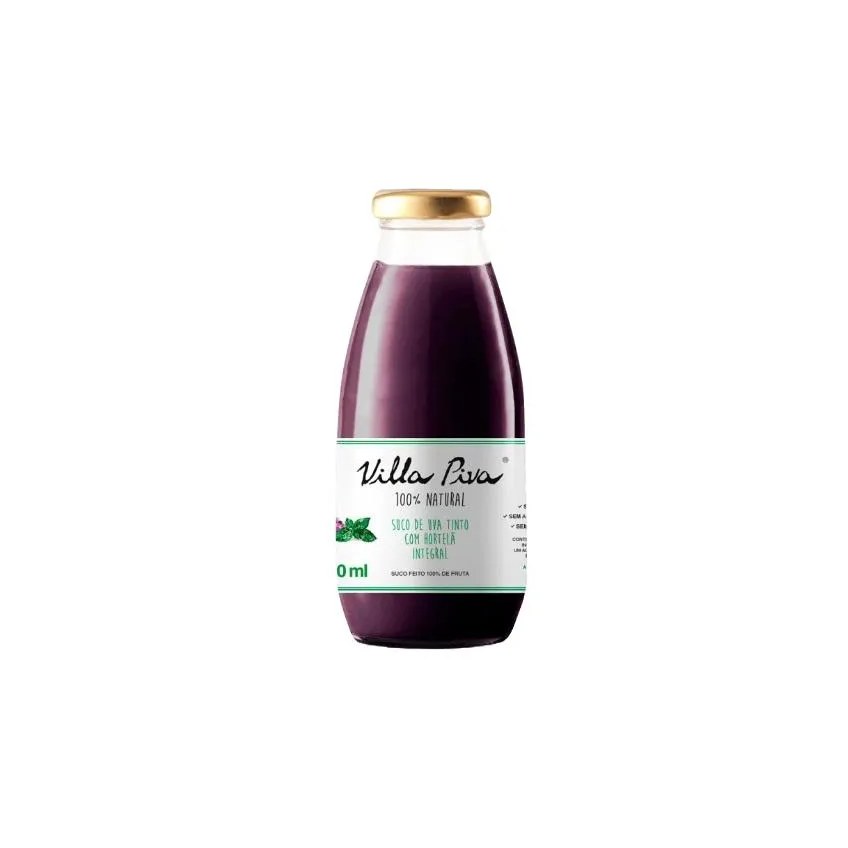 Suco de Uva com Hortelã Sem Açúcar Villa Piva 300ml