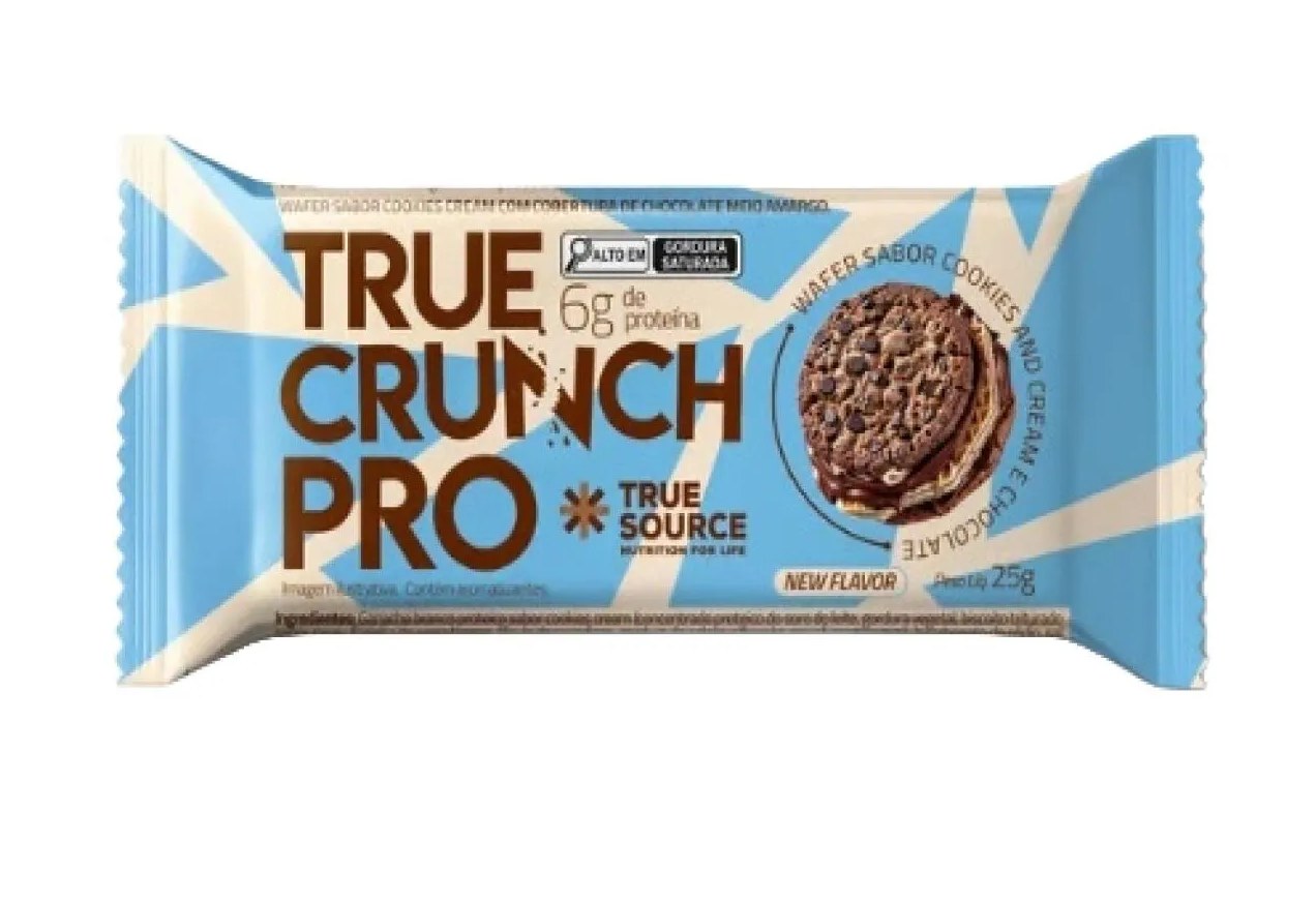 Wafer Proteico True Crunch Pro Cookies And Cream True Source 25G
