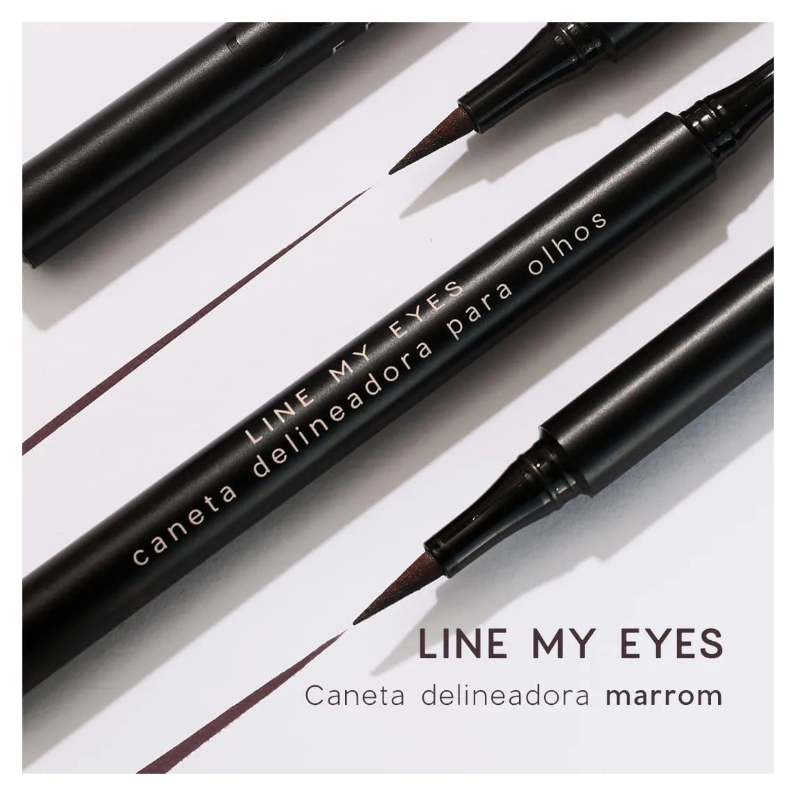 Caneta Delineadora Marrom - Line My Eyes Océane Edition 1,2ml