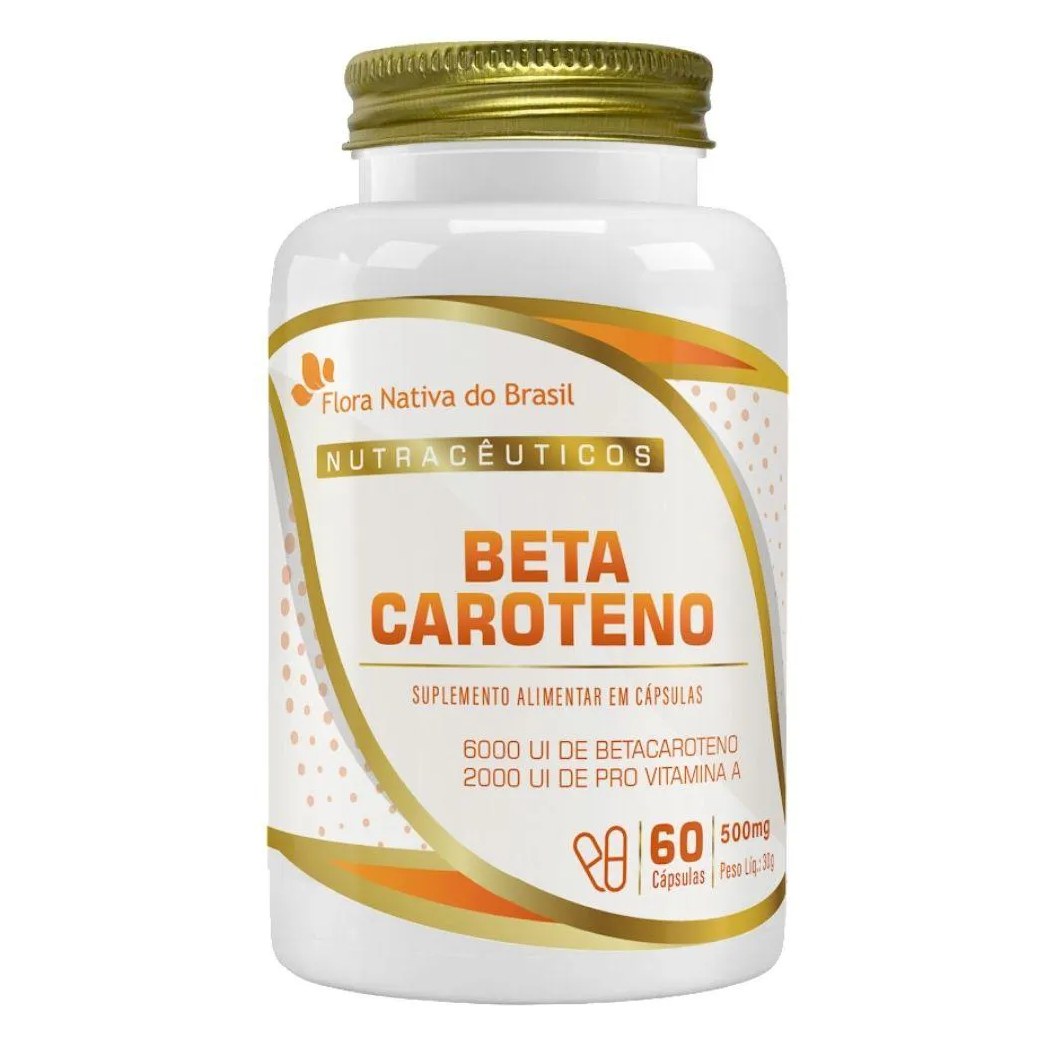 Beta Caroteno 60 cápsulas - Flora Nativa