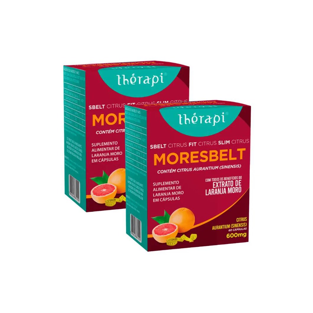 Kit 2 Moresbelt Extrato de Laranja Moro - 60 cápsulas - Therapi