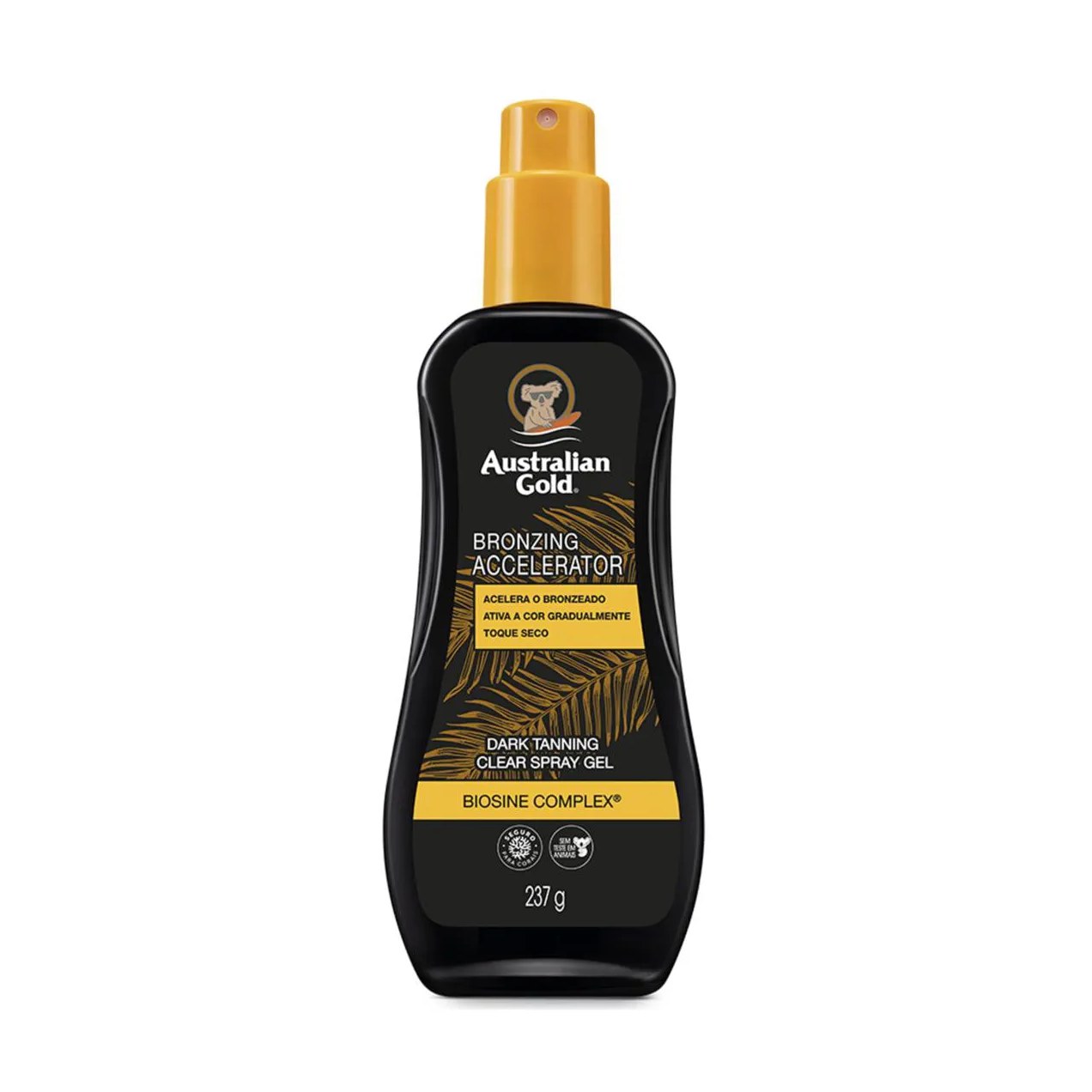 Australian Gold Bronzing Accelerator Dark Tanning Clear Spray Gel 237g