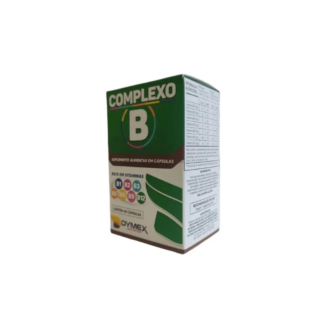 Complexo B C/60 cápsulas - Dymex Nutrition