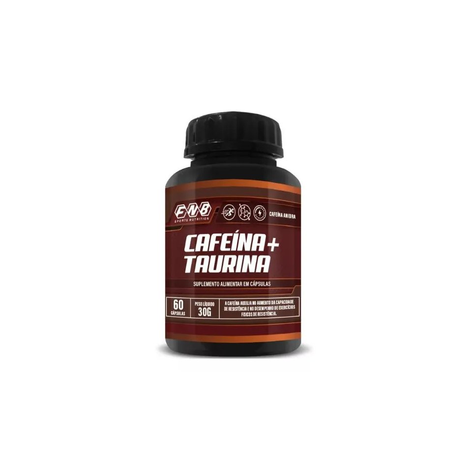 Cafeína e Taurina 60 cápsulas Flora Nativa