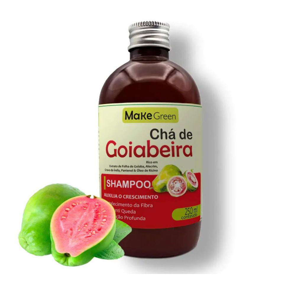 Shampoo Tratamento Crescimento Antiqueda Queda Capilar Chá de Goiabeira 250ml