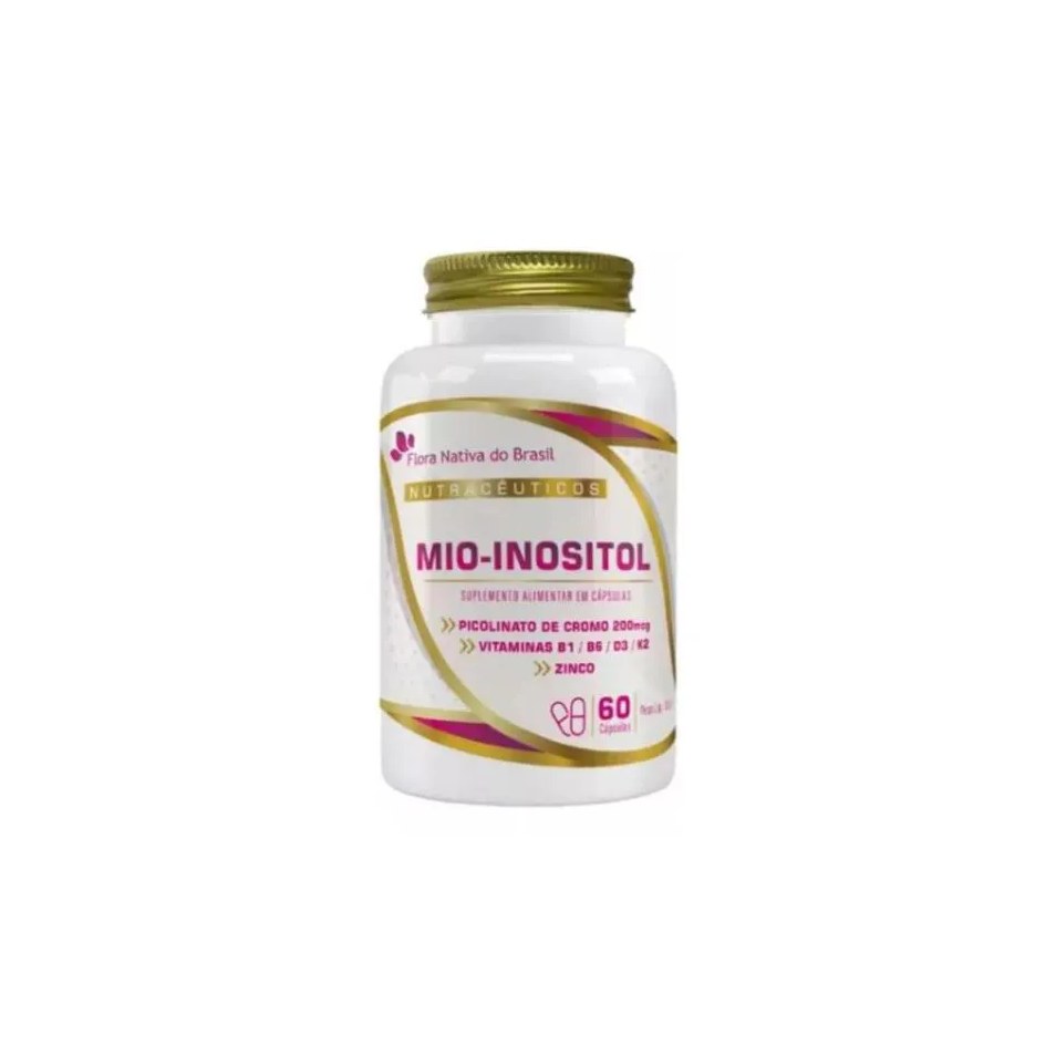 Mio Inositol 60 cápsulas - Flora Nativa Sabor sem Sabor