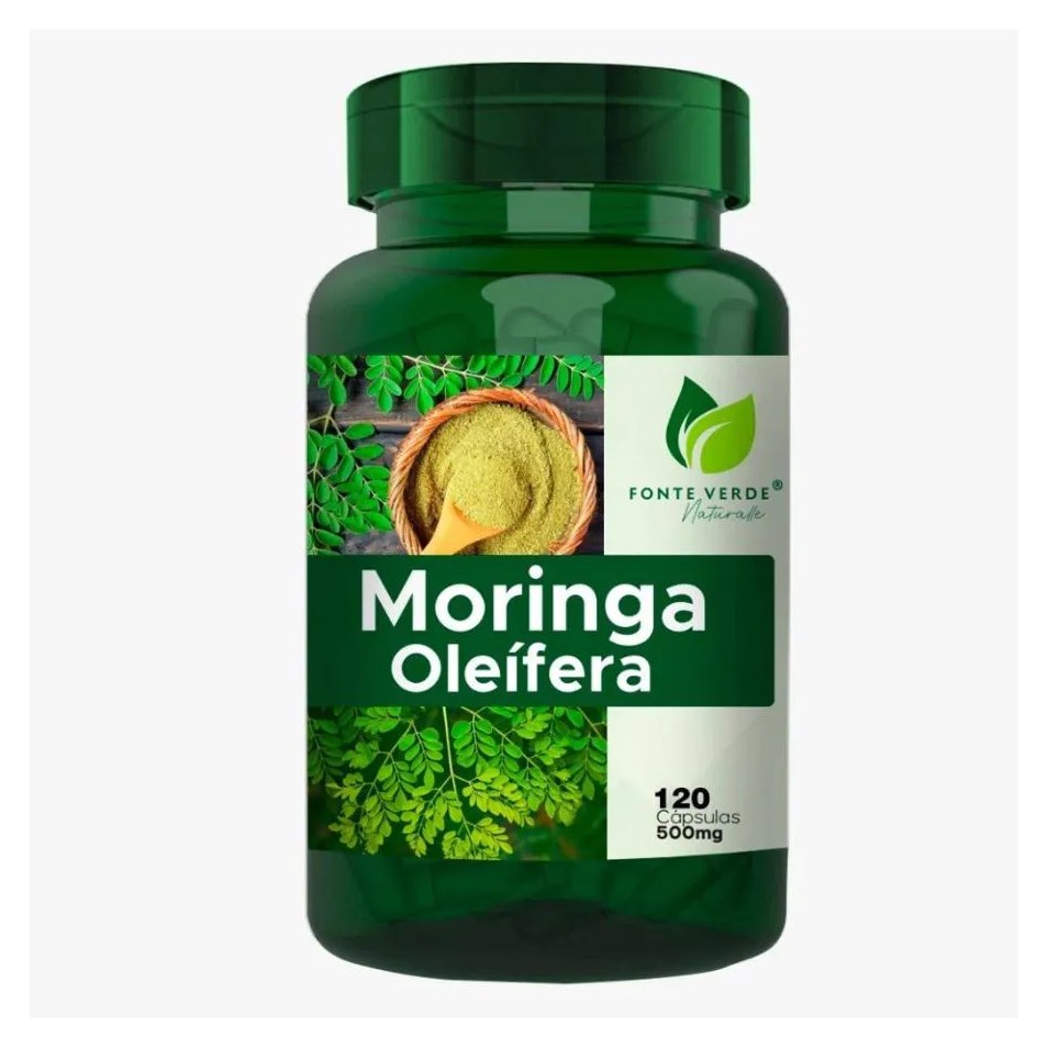 Moringa 500mg 120 Natural cápsulas - Fonte Vida