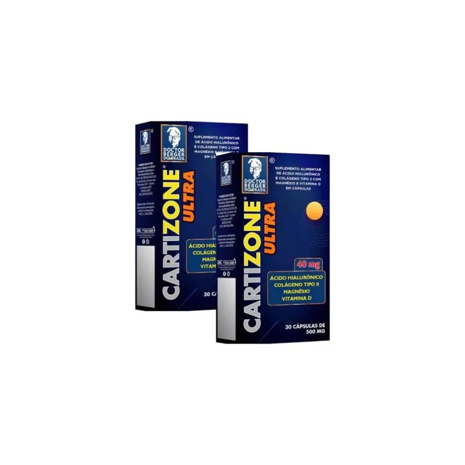 Cartizone Ultra 30 Capsulas 2 unidades - Doctor Berger do Brasil Sabor Neutro