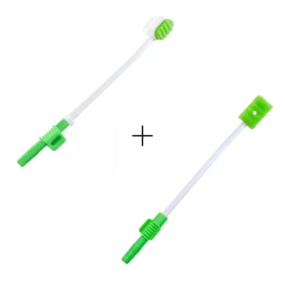 Kit Escova Dental Hospitalar e Swab Oral C/ Sucção Kolplast