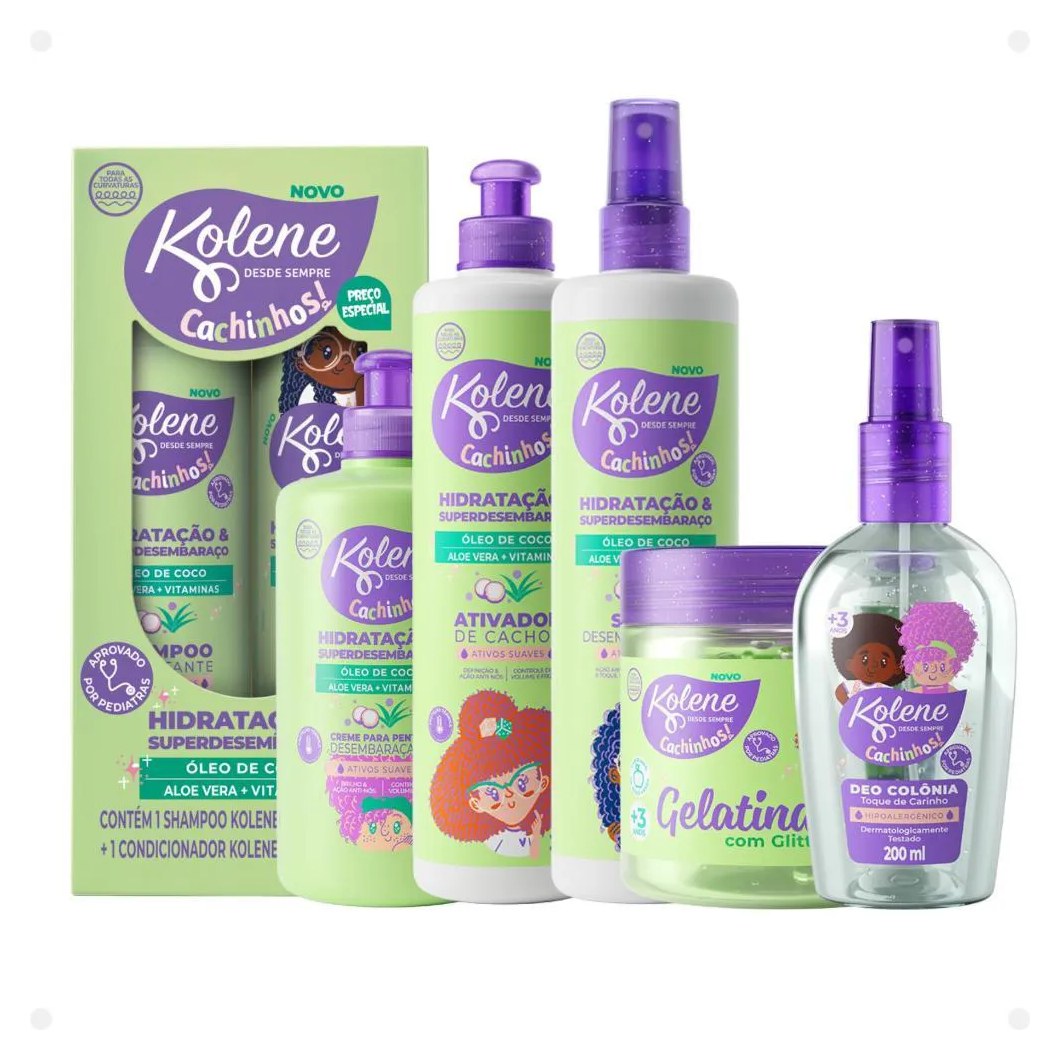 Kit Kolene Cachinhos: com 7