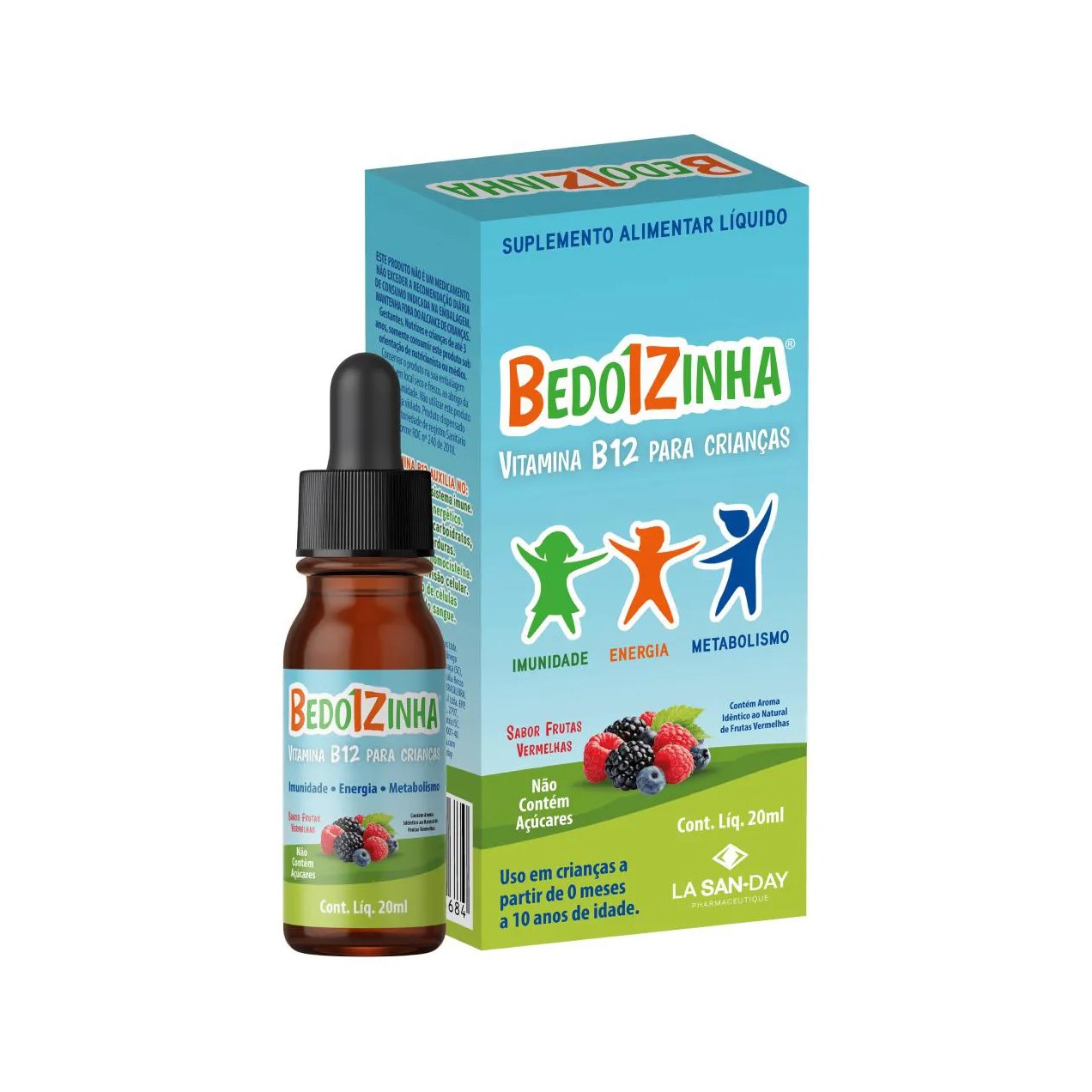 Bedoizinha Vitamina B12 Gotas - 20ml - La San Day
