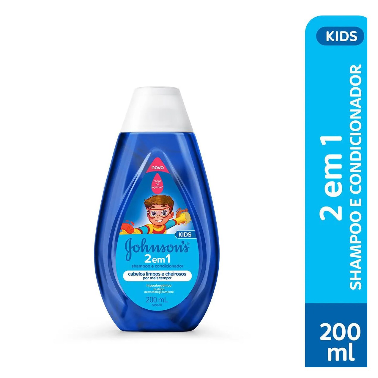 Shampoo e Condicionador Johnson's 2 em 1 200ml