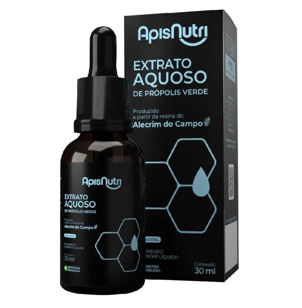 Extrato de Própolis Verde Aquoso (30ml) - Padrão: Único