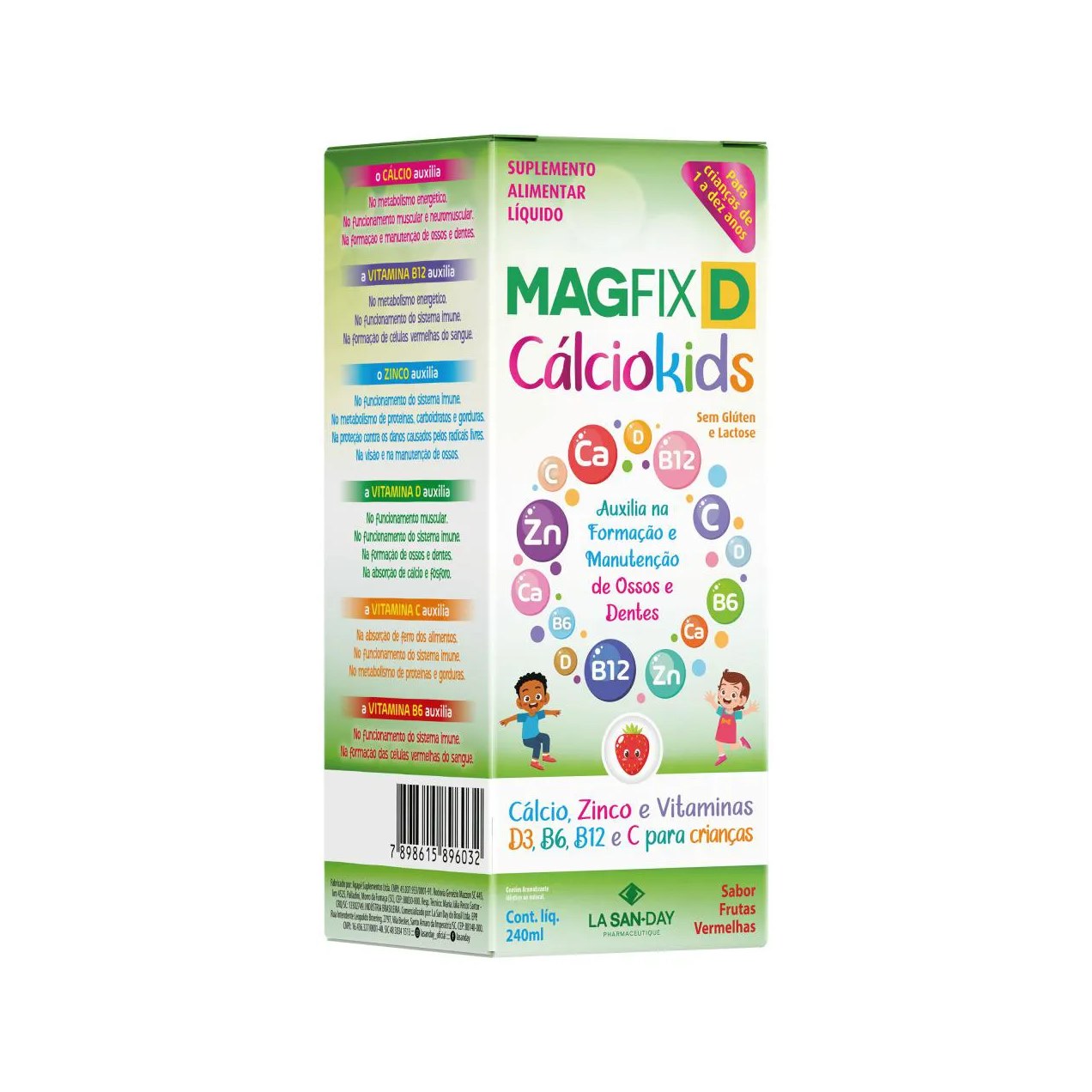 MAGFIX CáLCIO KIDS - 240ML - LA SAN DAY