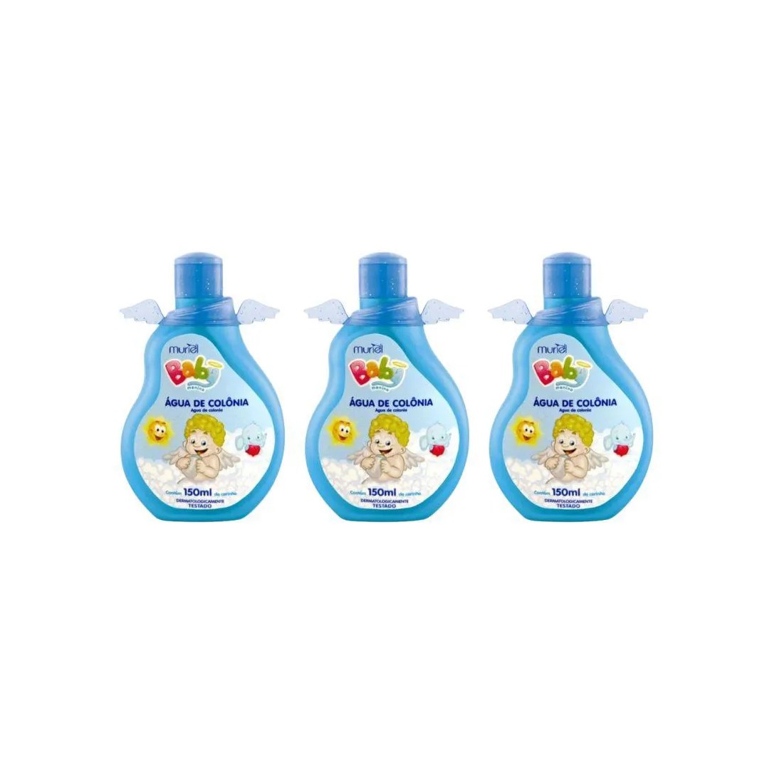 COLONIA MURIEL BABY 150ML MENINO - KIT C/3UN