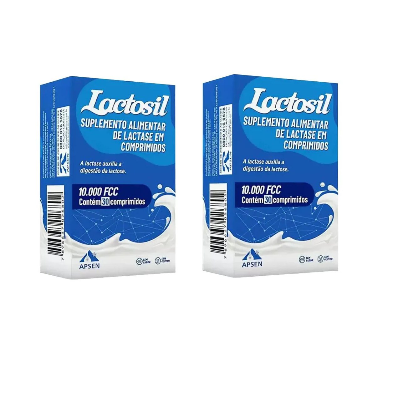 Kit 02 Suplemento Vitamina Lactosil 10000 Fcc 30 Cpr – Apsen