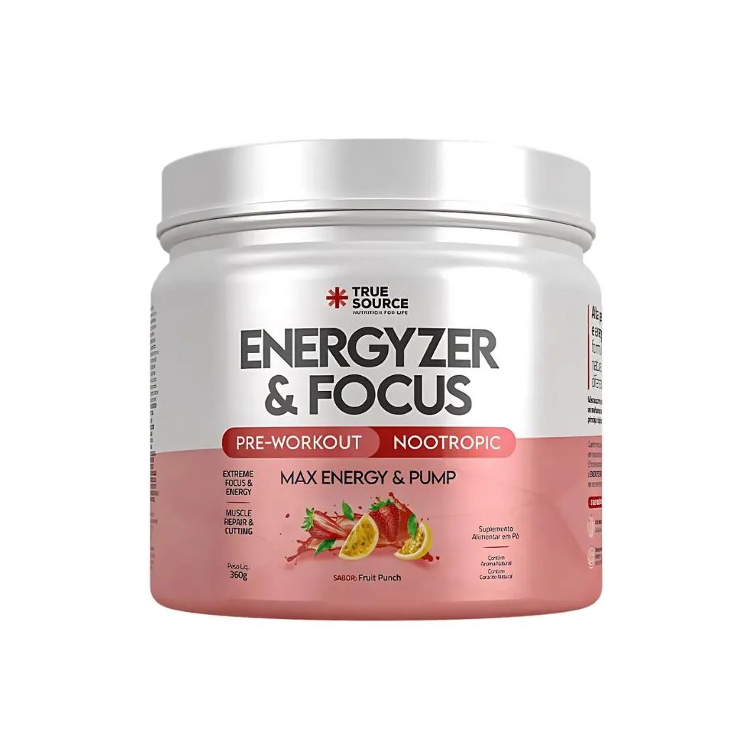 Energyzer & Focus Fruit Pouch True Source 360g U Unica