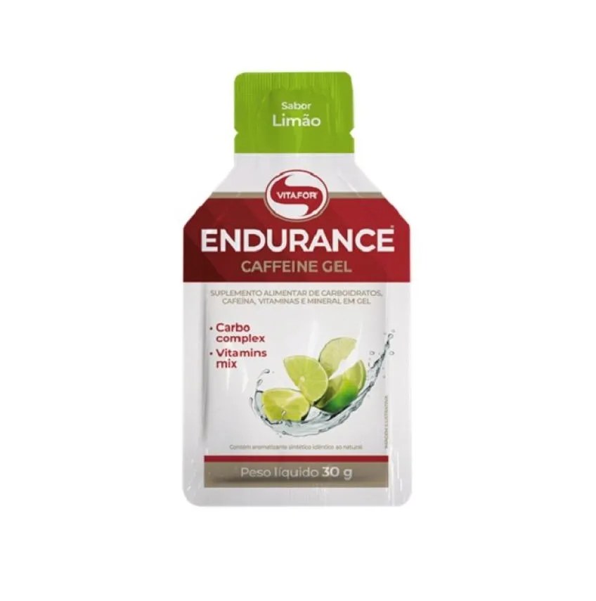 Endurance Caffeine Gel (30g) - Sabor: Limão